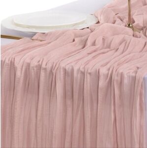 Socomi Dusty Pink Cheesecloth Boho/Farmhouse Wedding Decor